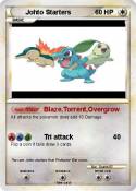Johto Starters