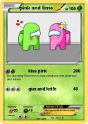 pink and lime