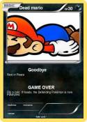 Dead mario