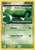 Sniper cat