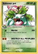 Bulbasaur god
