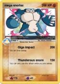 mega snorlax