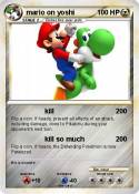 mario on yoshi