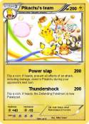 Pikachu's team