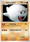 fighting ghost