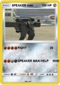 SPEAKER man