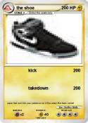 the shoe