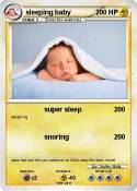 sleeping baby