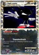 Dark sonic
