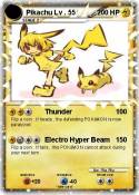 Pikachu Lv .