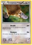 Anonymous Platy
