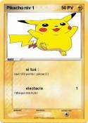 Pikachu niv 1