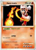 flame mario