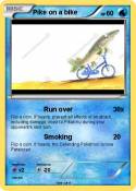 Pike on a bike
