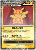 Blue orb Pikach