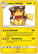 explorer Pikach