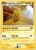 Ashes pikachu