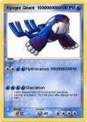 Kyogre Géant
