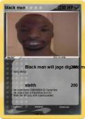 black man