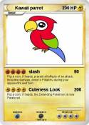 Kawaii parrot