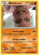 Weird man