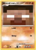 Minecraft man