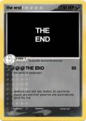 the end
