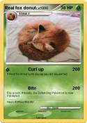 Real fox donut