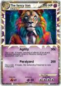 The fancy lion