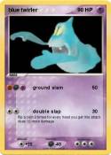 blue twirler