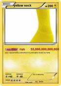 yellow sock