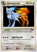 Elamental wolf