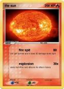 the sun