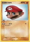 le bébé mario