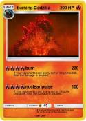 burning Godzill