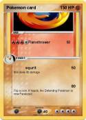 Pokemon card