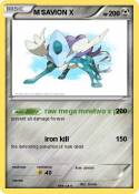 M SAVION X