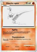 Pikachu raptor