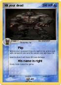Mr.your dead