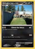 Invisable boy