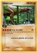 Géant t-rex