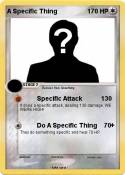 A Specific Thin