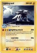 Lighting wolf