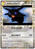 shadow pikachu