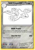 B&W Kyogre EX