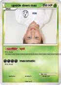upside down