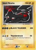 black Pikachu