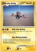 kids sky diving