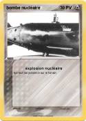 bombe nucléaire