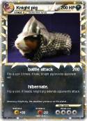 Knight pig